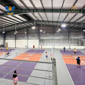 Sân Cây Gõ Pickleball thuộc Mai Vy Hotel tại Tây Ninh